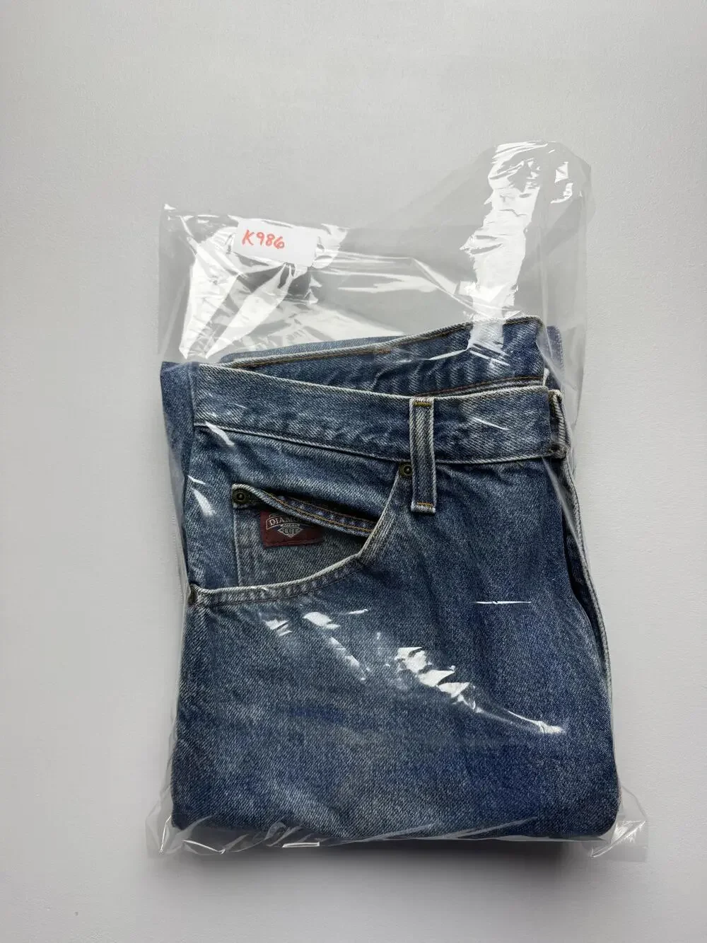 Diamond Cut Jeans Mens 34x32 Blue Med Wash Denim Regular Straight Leg Casual